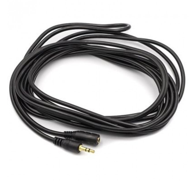 Кабель мультимедійний 3.5 mm M-F, 5m PowerPlant (CA910984)