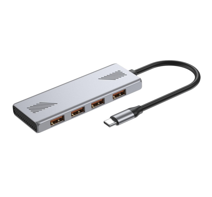 Gembird USB-хаб Gembird USB Type-C 4-в-1 (UHB-CM-U310-A4-01)