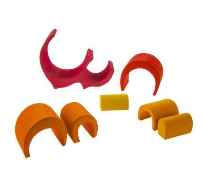 Конструктор Nic деревянный Дом Габли красный (NIC523020)