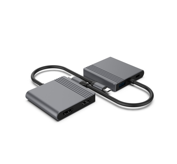 Cablexpert Док-станція Cablexpert USB-C 3-в-1 (A-CM-COMBO3-04)