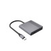 Cablexpert Док-станція Cablexpert USB-C 3-в-1 (A-CM-COMBO3-04)