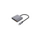 Cablexpert Док-станція Cablexpert USB-C 3-в-1 (A-CM-COMBO3-05)