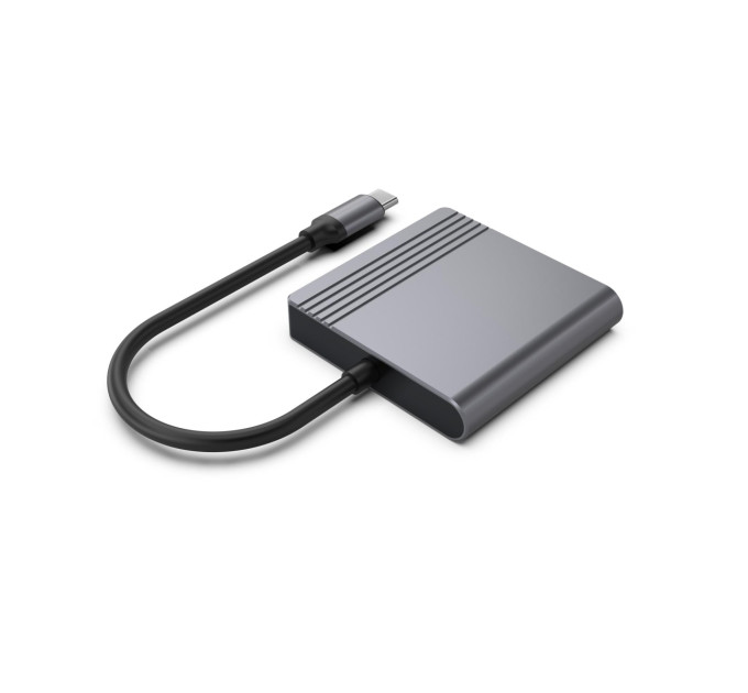 Cablexpert Док-станція Cablexpert USB-C 3-в-1 (A-CM-HDMIFDPF-01)