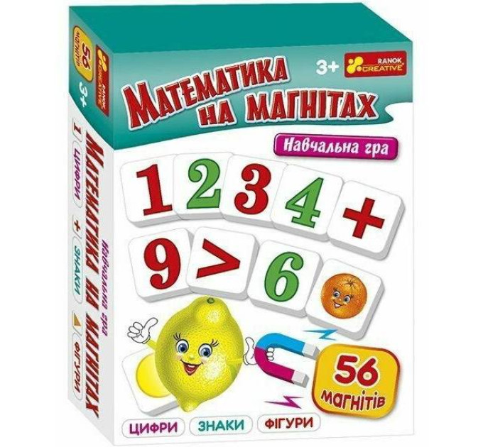 Ранок Настільна гра Математика на магнітах. Навчальна гра