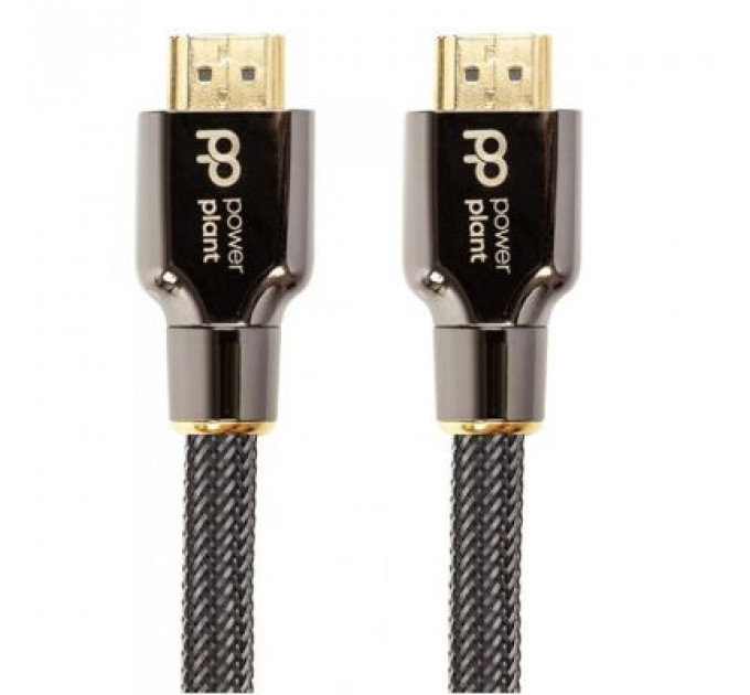 Кабель мультимедійний HDMI to HDMI 2.0m 2.1V, Ultra HD 8K, eARC, 30AWG PowerPlant (CA912193)