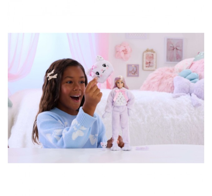 Лялька Barbie Cutie Reveal Милі бантики Кошеня (JJP64)