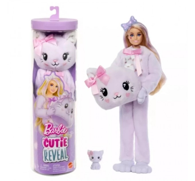 Лялька Barbie Cutie Reveal Милі бантики Кошеня (JJP64)