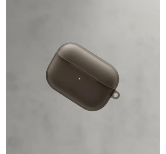 Uniq Чохол для навушників Uniq Glase AirPods Pro 2 gen Glossy Smoke (8886463683590)