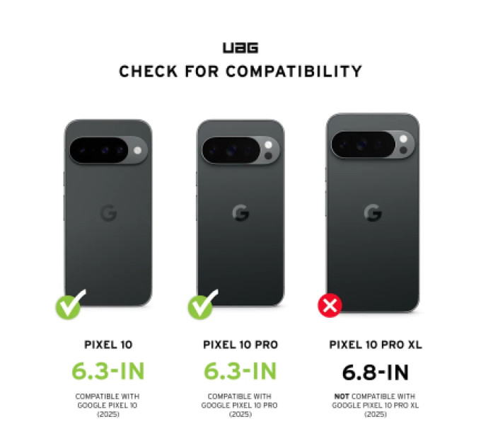 UAG Чохол до мобільного телефона UAG Google Pixel 10 Pro Pathfinder Clear MagSafe ash (614469113140)