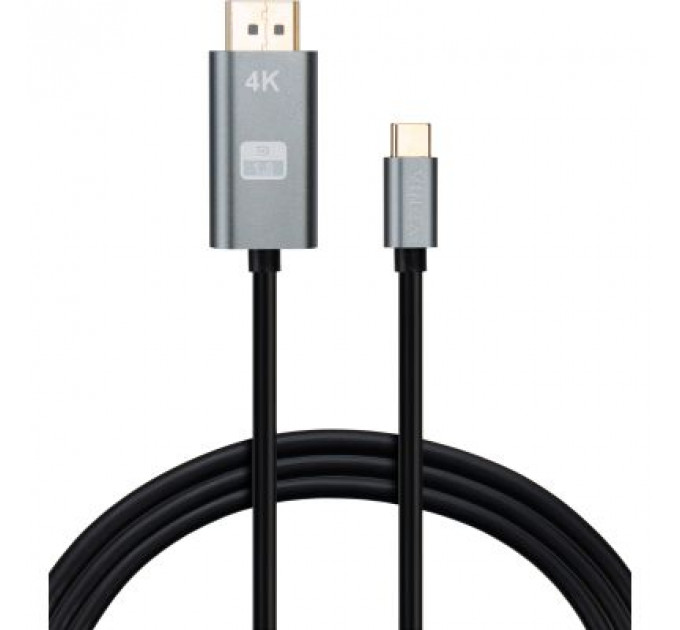 Кабель мультимедійний USB-C to DisplayPort 1.5m v1.2 4K60Hz Vinga (VCPVCCD1215)
