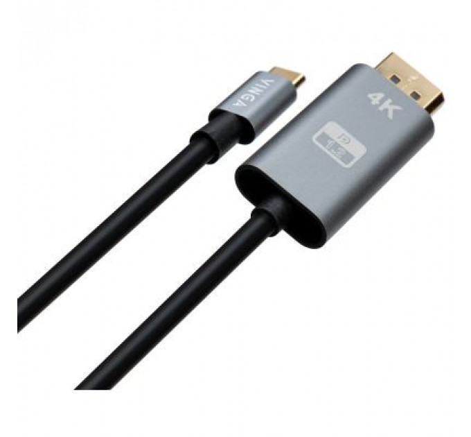 Кабель мультимедійний USB-C to DisplayPort 1.5m v1.2 4K60Hz Vinga (VCPVCCD1215)