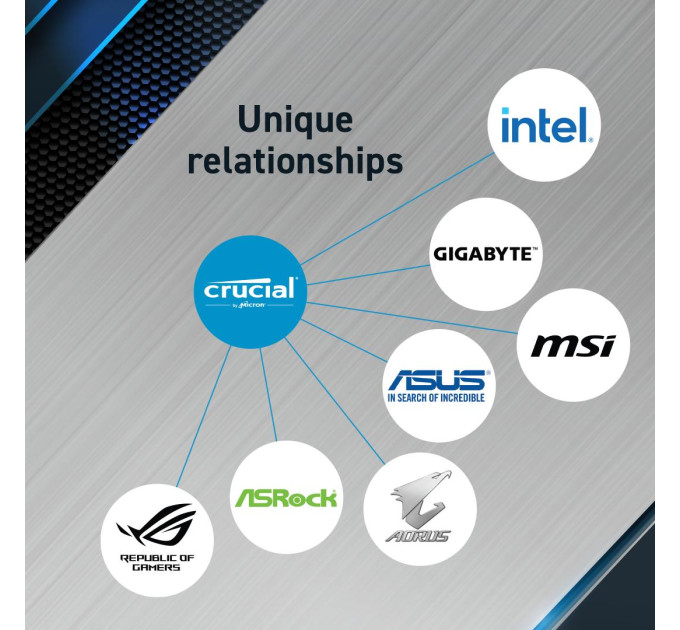 Crucial Модуль пам'яті PRO 24GB DDR5-5600 CP24G56C46U5 CRUCIAL