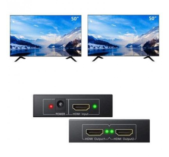 Розгалужувач Dynamode HDMI Splitter 1x2