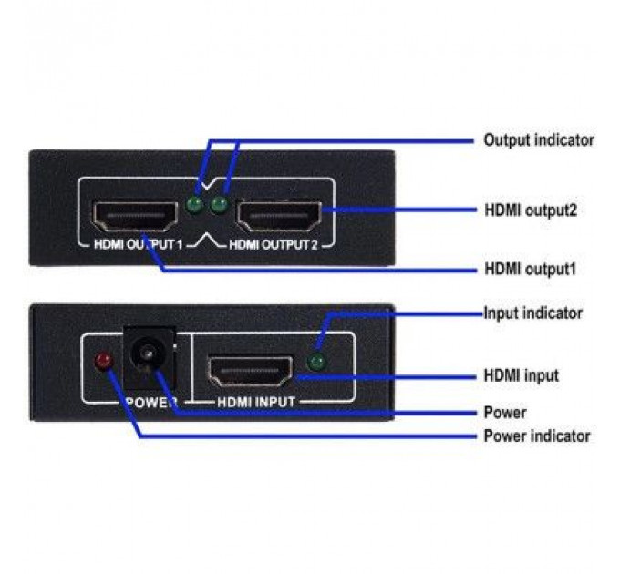 Розгалужувач Dynamode HDMI Splitter 1x2