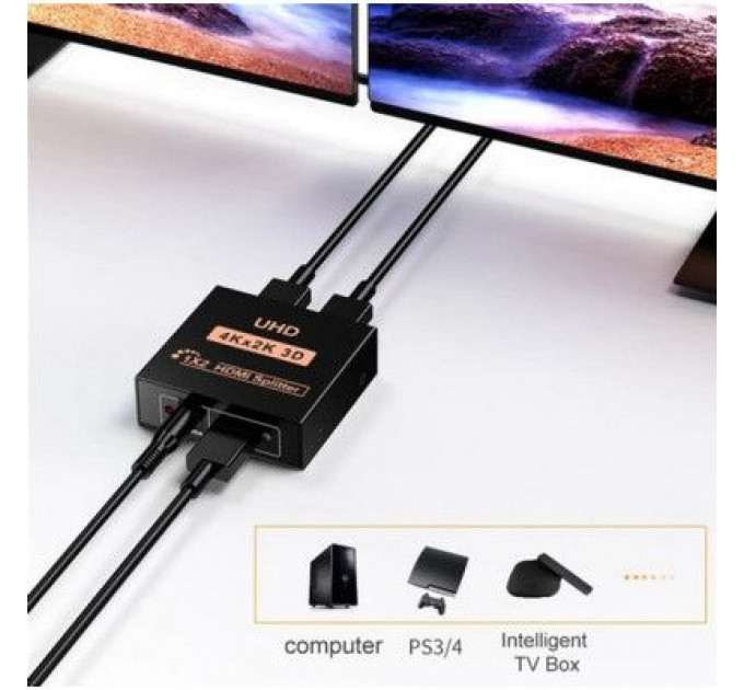 Розгалужувач Dynamode HDMI Splitter 1x2