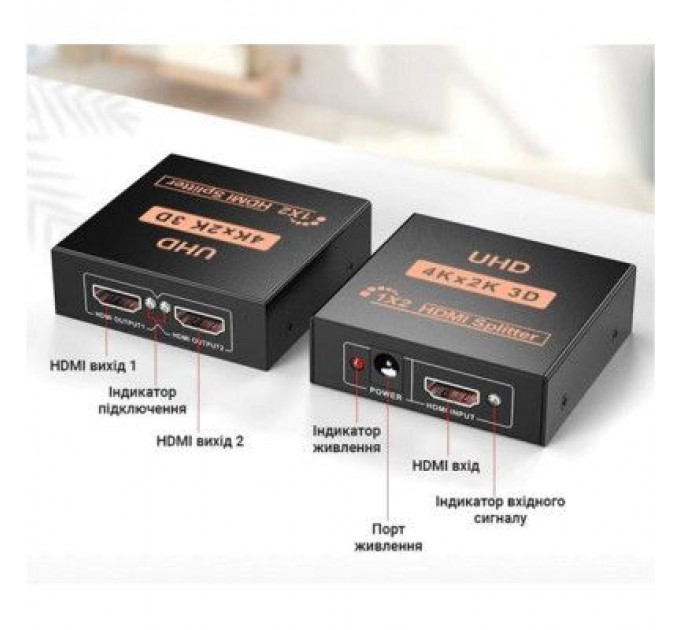Розгалужувач Dynamode HDMI Splitter 1x2