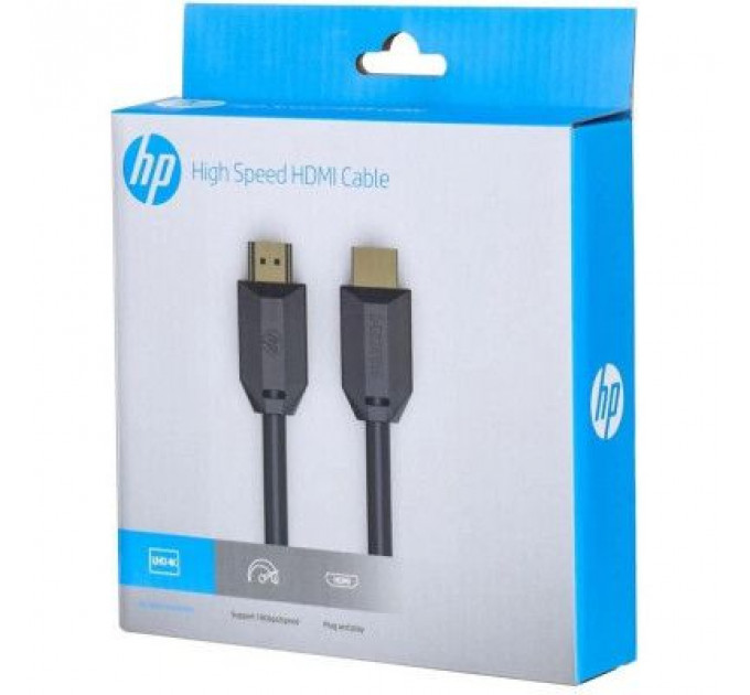 Кабель мультимедійний HDMI to HDMI 2.0m V2.0 4K60Hz HP (DHC-HD01-02M)