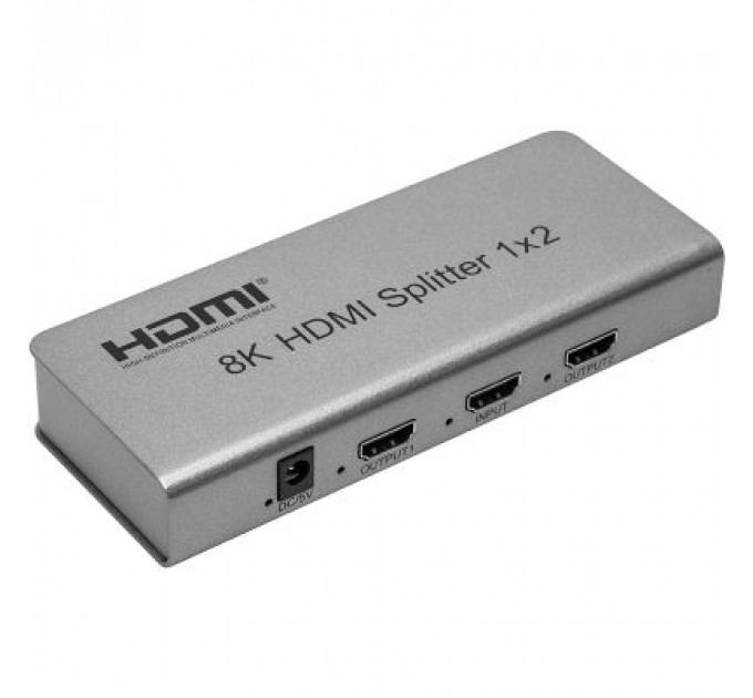 Розгалужувач PowerPlant HDMI 8K 1x2 (CA914197)