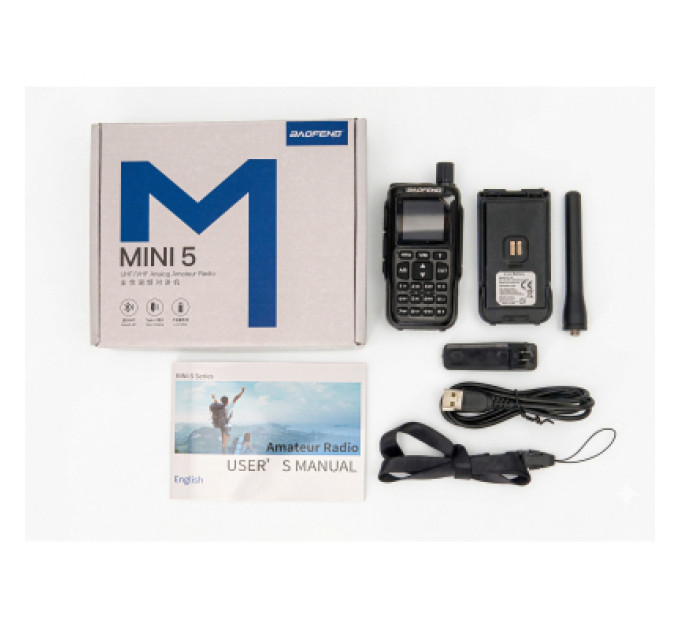 Baofeng Портативна рація Baofeng UV-5R_MINI_Grey_Single