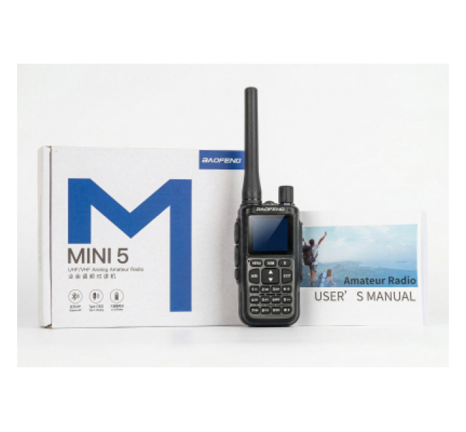 Baofeng Портативна рація Baofeng UV-5R_MINI_Grey_Single
