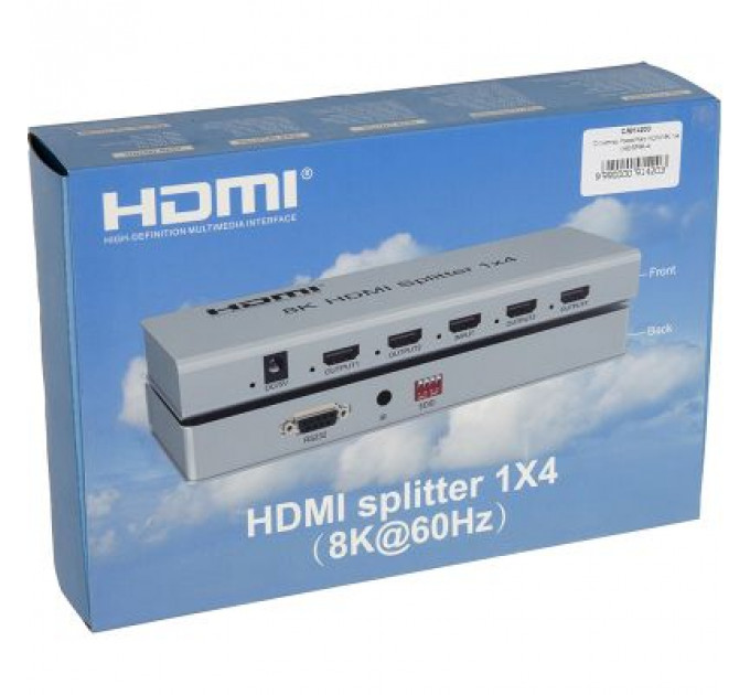Розгалужувач PowerPlant HDMI 8K 1x4 (CA914203)