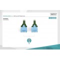Патч-корд CAT 5e U-UTP, Cu, PVC AWG 26/7, довжина 10 м, колір зелений DK-1511-100/G DIGITUS by ASSMANN