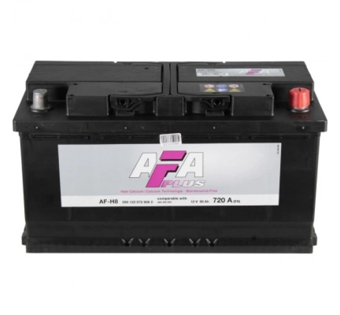 Акумулятор автомобільний AFA 90Ah-12v (353х175х190), R, EN720 (590 122 072)