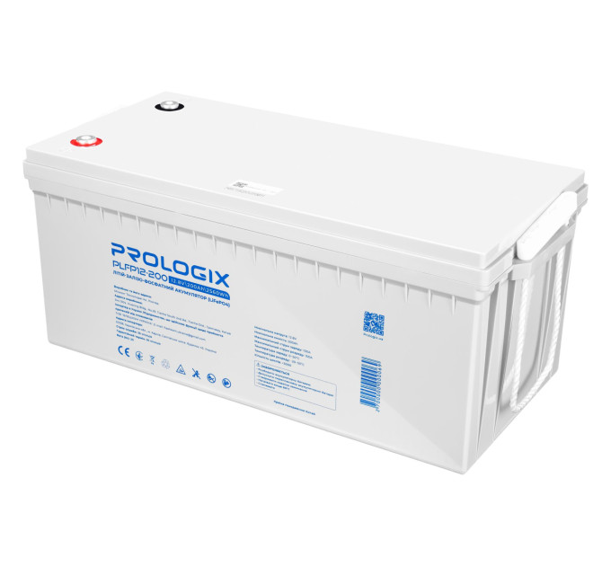 Prologix Акумуляторна батарея Prologix 12.8V 200AH 2560Wh (PLFP12-200) LiFePO4