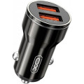 XO Зарядний пристрій XO 2xUSB 12W black (CC48.black)