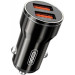 XO Зарядний пристрій XO 2xUSB 12W black (CC48.black)