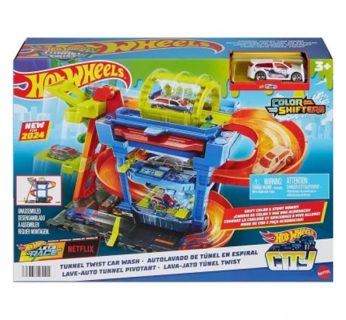 Автотрек Hot Wheels City Автомийка: Скажені віражі (HTN80)