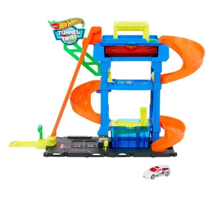 Автотрек Hot Wheels City Автомийка: Скажені віражі (HTN80)