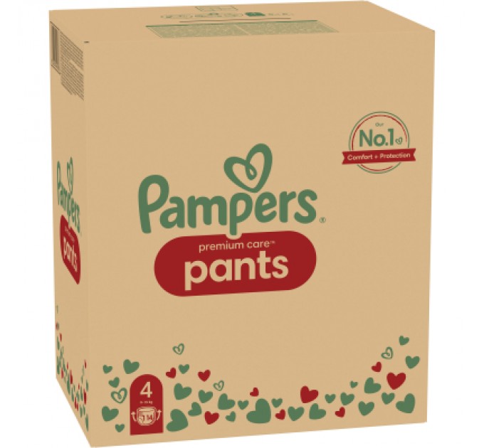 Підгузки Pampers Premium Care Pants Maxi Трусики Розмір 4 (9-15 кг) 114 шт. (8006540490938)