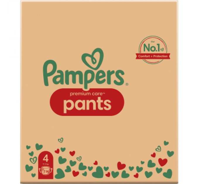 Підгузки Pampers Premium Care Pants Maxi Трусики Розмір 4 (9-15 кг) 114 шт. (8006540490938)