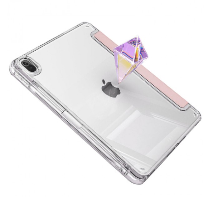BeCover Чохол до планшета BeCover Ultra Slim Origami Transparent Apple Pencil Apple iPad Air (4/5) 2020/2022 10.9" Pink (711104)