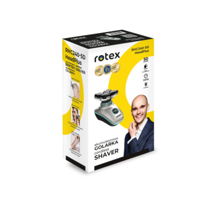 Rotex Електробритва Rotex RHC240-5D HeadPlus