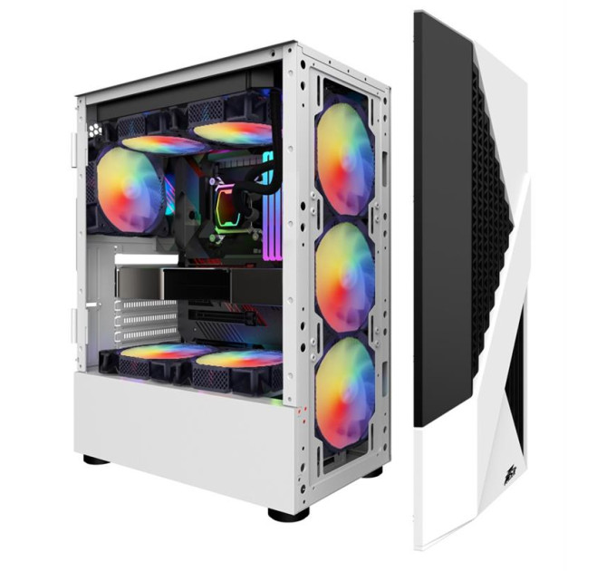 1stPlayer Корпус 1stPlayer F3-A-4F1 White 600W