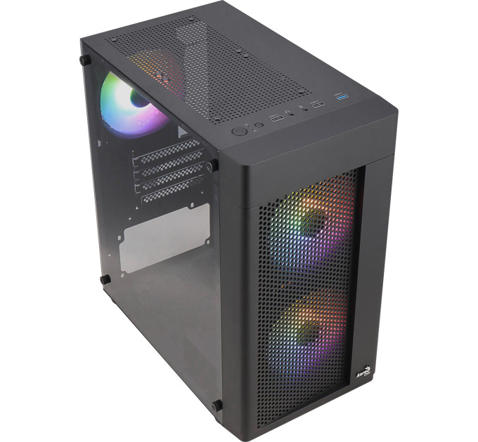 AeroCool Корпус AeroCool Hexform-G-BK-v2 (ACCX-PV38004.11) Black 600W