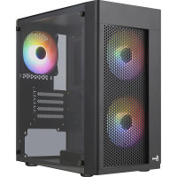 Корпус AeroCool Hexform-G-BK-v2 (ACCX-PV38004.11) Black 600W