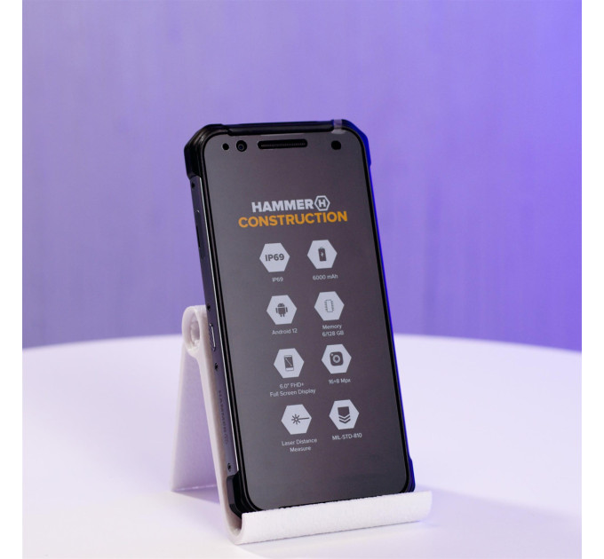 myPhone Смартфон myPhone Hammer Construction 6/128GB Silver (5902983620365)