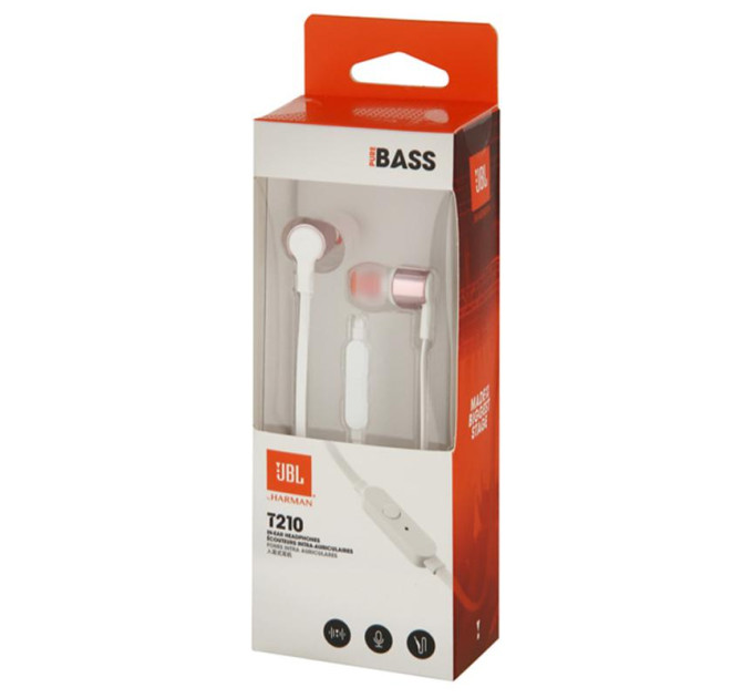 JBL Гарнітура JBL T210 Rose Gold (JBLT210RGD)