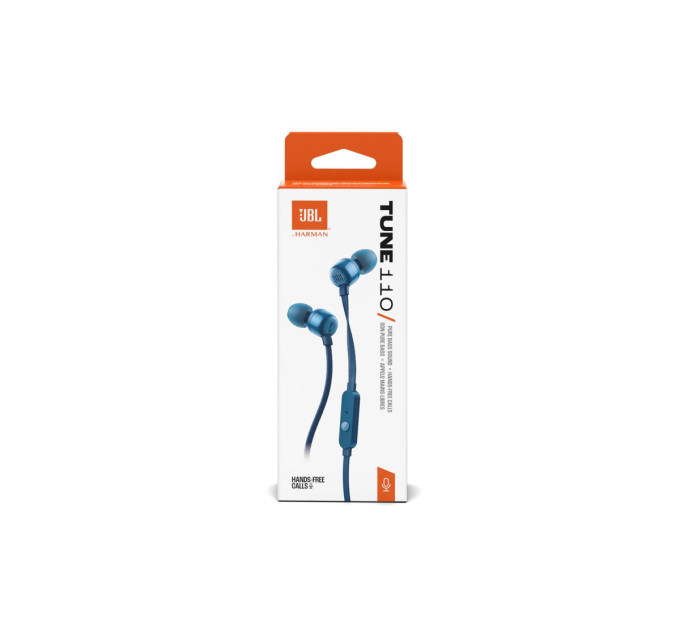 JBL Гарнітура JBL Tune 110 Eco Blue (JBLT110BLUE)