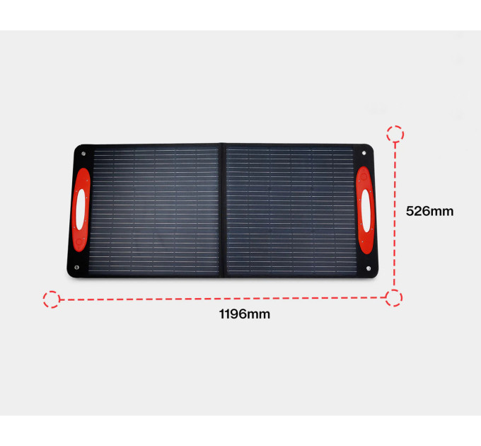 Bimson Power Портативна сонячна панель Bimson Power BP100WSP 100 Вт для зарядних станцій