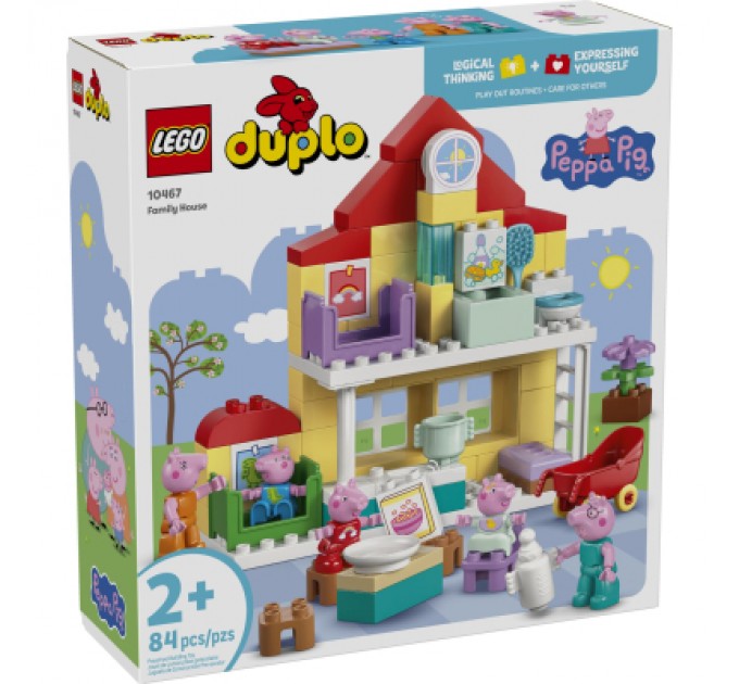 Конструктор LEGO DUPLO Peppa Pig Сімейний будинок (10467)