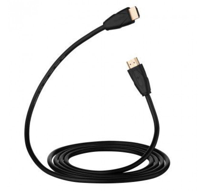 Кабель мультимедійний HDMI to HDMI 2.0m v2.0 Slim High Speed Aluminum 2E (2EW-1082-2M)