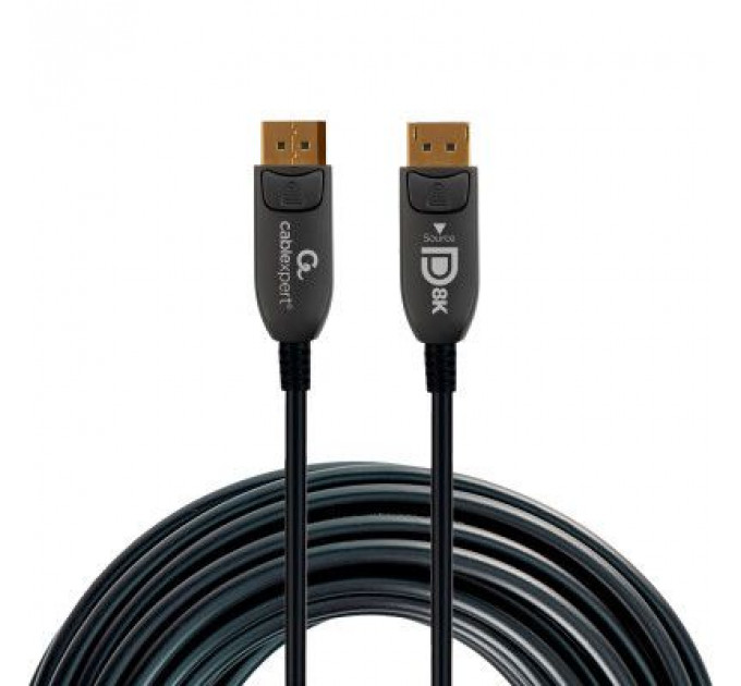 Кабель мультимедійний DisplayPort to DisplayPort 30.0m V.1.4 8K 60Hz/4K 120Hz Optic (AOC) Cablexpert (CC-DP8K-AOC-30M)