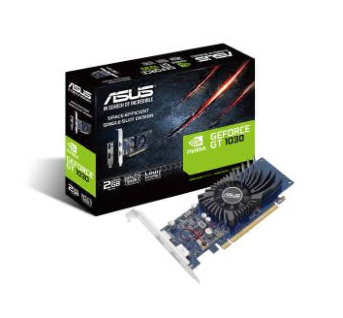 ASUS components Відеокарта ASUS GeForce GT 1030 2GB GDDR5 low profile GT1030-2G-BRK