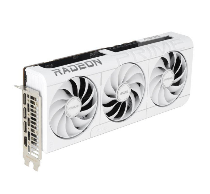ASUS components Вiдеокарта ASUS Radeon RX 9070 XT 16GB GDDR6 OC PRIME-RX9070XT-O16G-WHITE білий