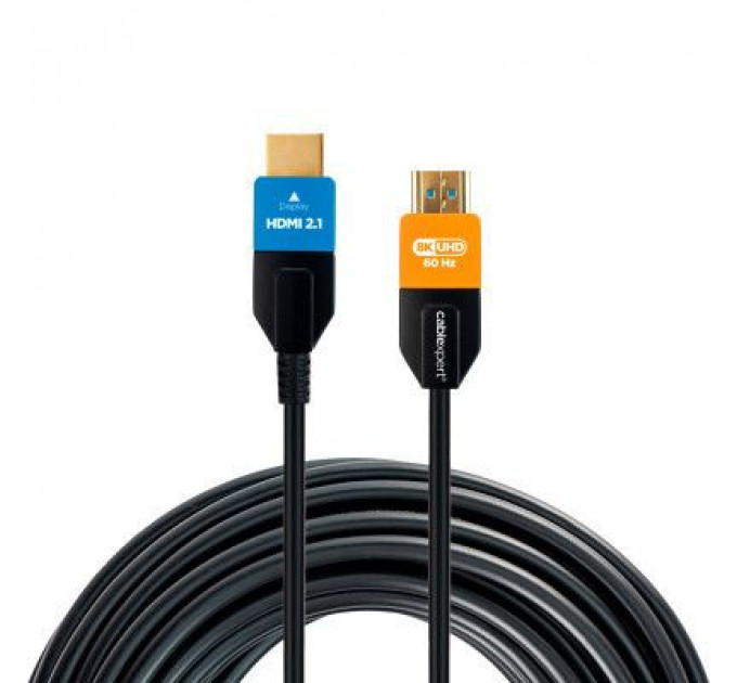 Кабель мультимедійний HDMI to HDMI 5.0m V.2.1 8K 60Hz/4K 120Hz Optic (AOC) Cablexpert (CC-HDMI8K-AOC-5M)
