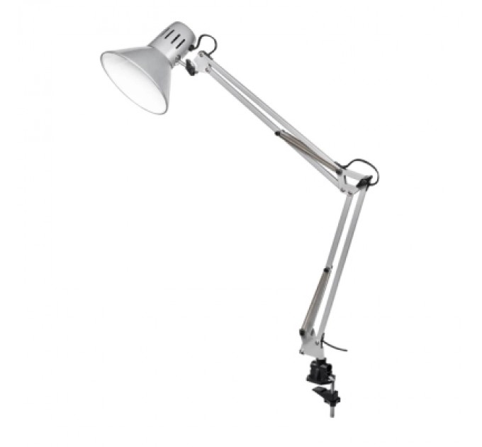 Настільна лампа Delux TF-06 E27 Срібляста (90012372)